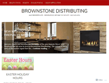 Tablet Screenshot of brownstonedistributing.com